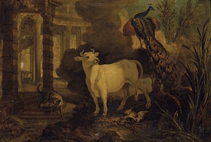 Jupiter transformed into a bull [1732] by Jean–Baptiste Oudry [1686–1755]